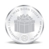 BIS Hallmarked Colorful Happy Birthday 999 Pure Silver Coin