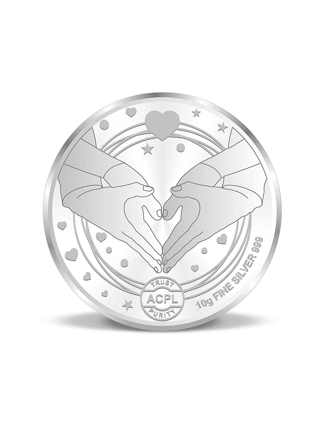 BIS Hallmarked Anniversary Marriage Gift 999 Pure Silver Coin
