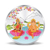 BIS Hallmarked Laxmi & Ganesha in The Himalayas 999 Pure Silver Coin