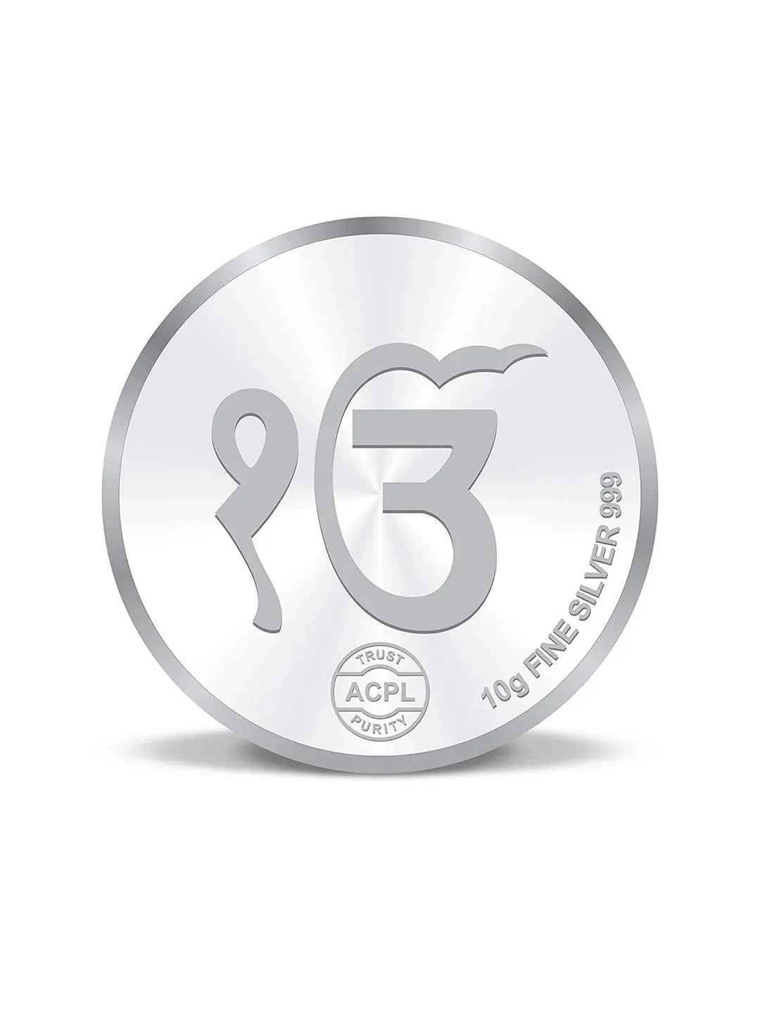 BIS Hallmarked Shree Gurunanak Dev Ji 999 Pure Silver Coin