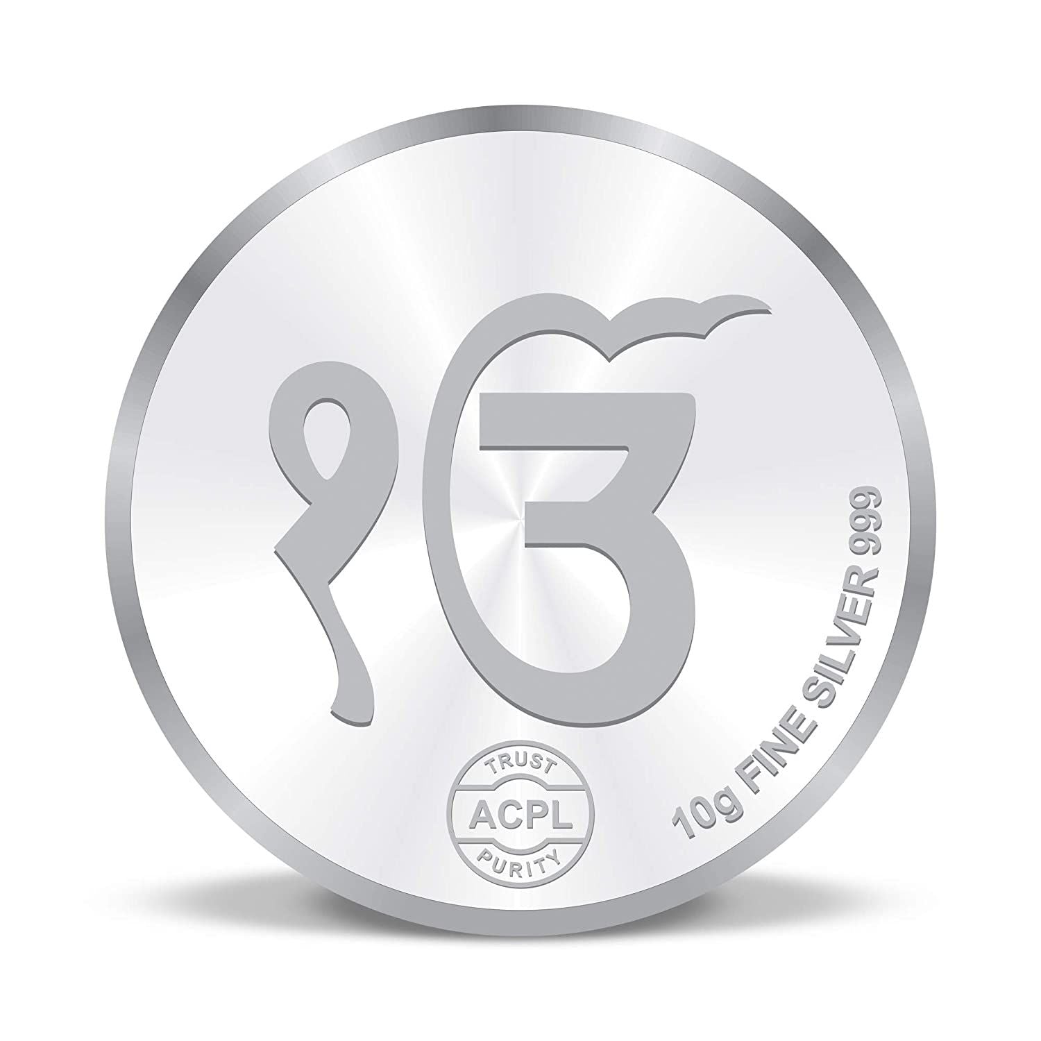 BIS Hallmarked Shree Gurunanak Dev Ji 999 Pure Silver Coin
