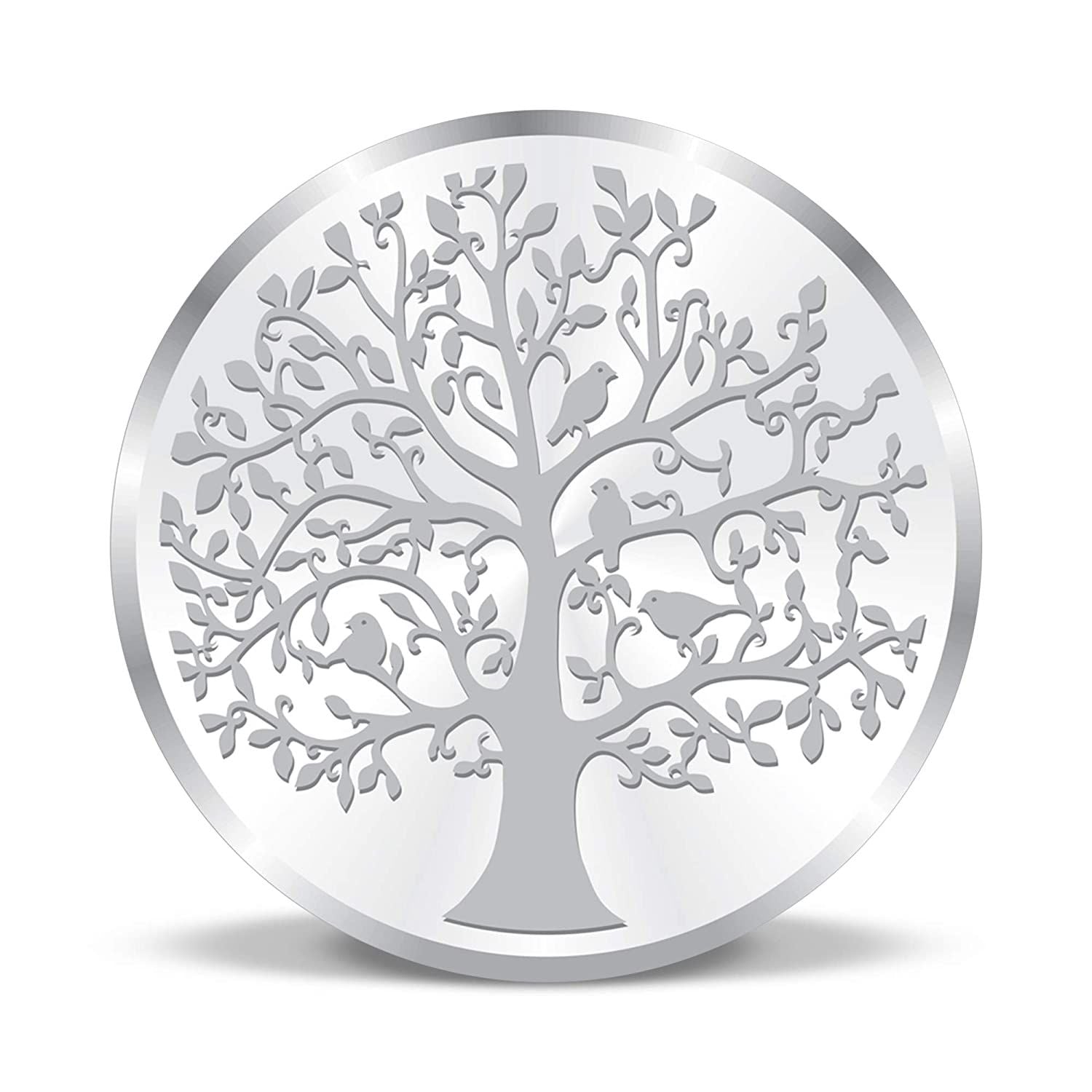 BIS Hallmarked Banyan Tree 999 Pure Silver Coin