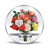 BIS Hallmarked Silver Coin Rose 50GM 999 Pure