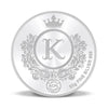 BIS Hallmarked Silver Coin King Design 999 Purity