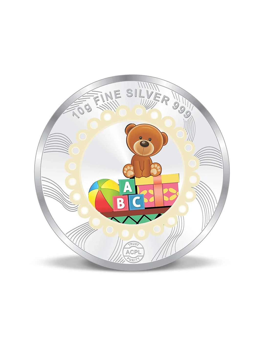 BIS Hallmarked New-Born Baby Event Gift 999 Pure Silver Coin