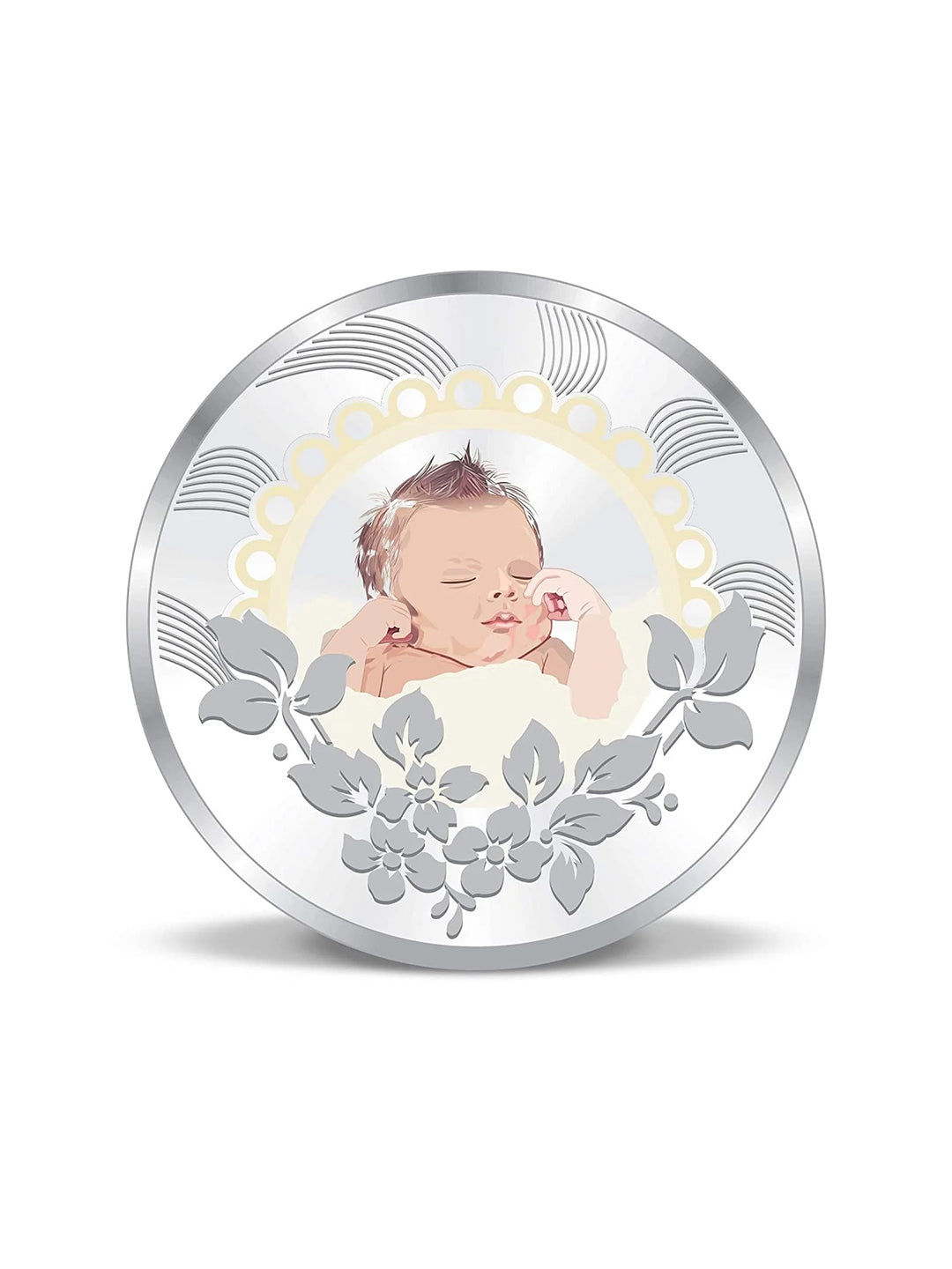 BIS Hallmarked New-Born Baby Event Gift 999 Pure Silver Coin