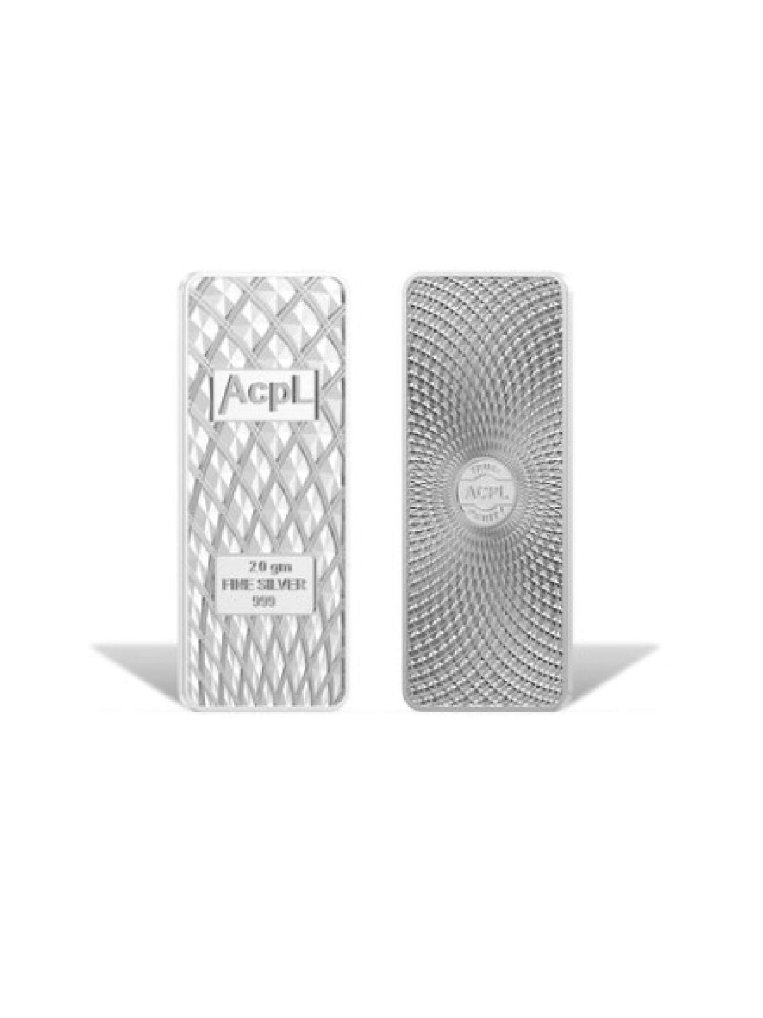 BIS Hallmarked Bullion Silver Bar 999 Purity