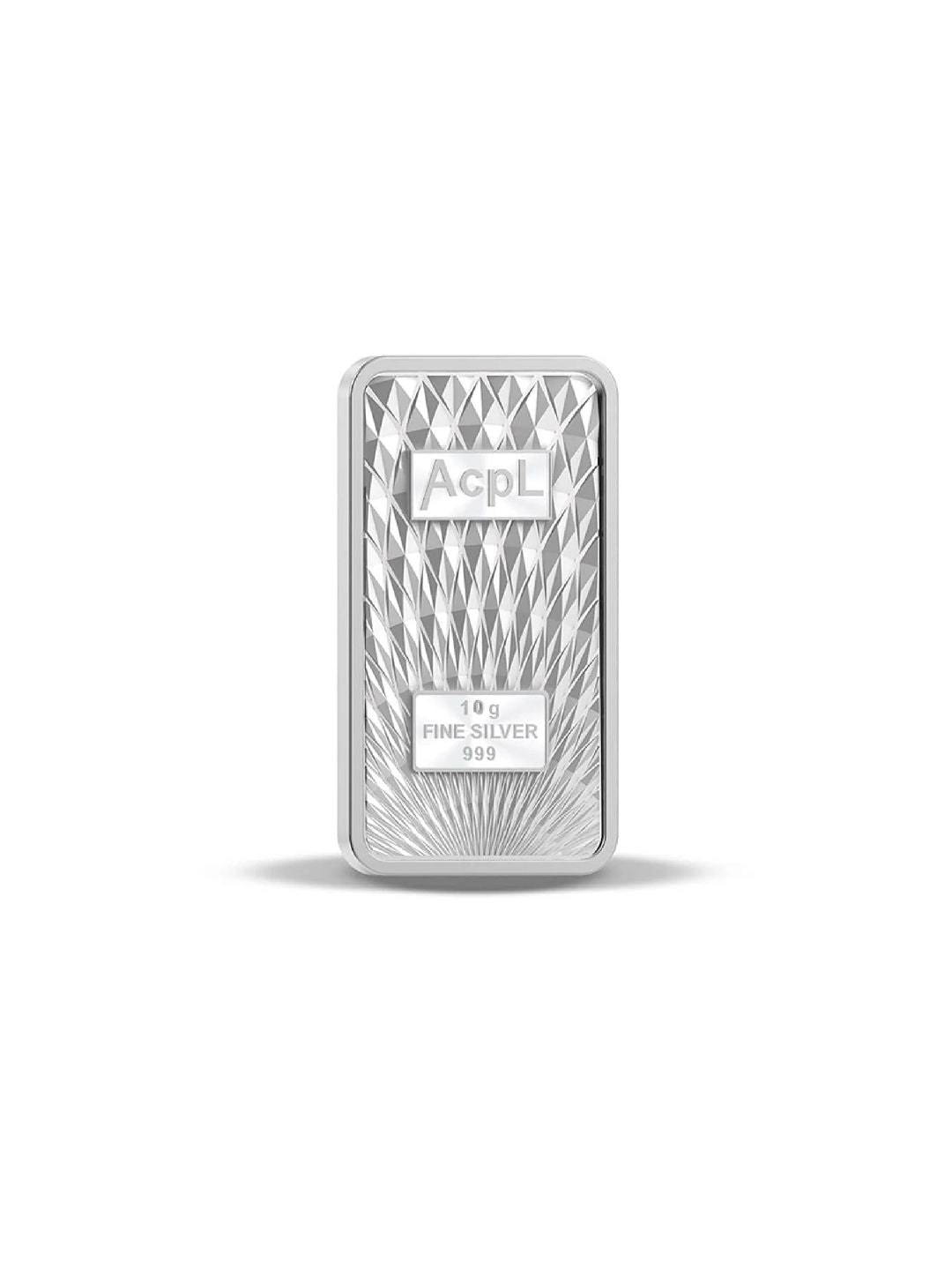 BIS Hallmarked Bullion Silver Bar 999 Purity