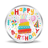 BIS Hallmarked Happy Birthday 999 Pure Silver Coin