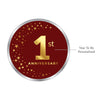 BIS Hallmarked Personalised Anniversary 999 Pure Silver Coin