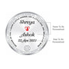 BIS Hallmarked Personalised Anniversary 999 Pure Silver Coin