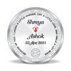 BIS Hallmarked Personalised Anniversary 999 Pure Silver Coin