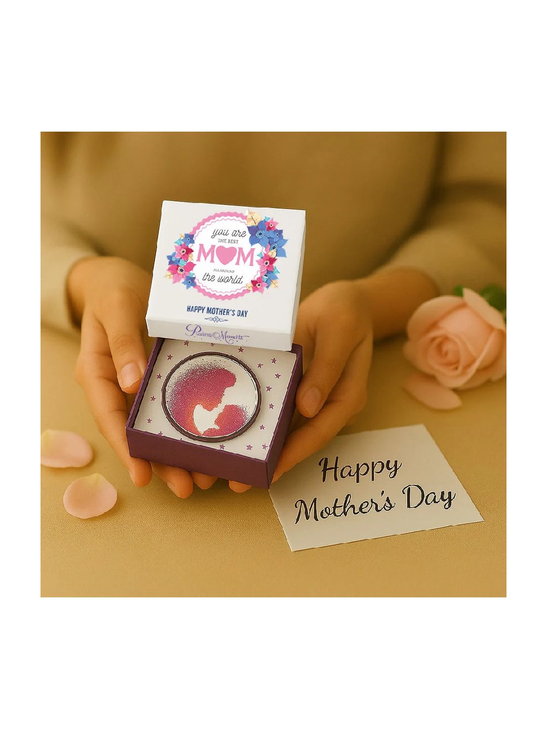 BIS Hallmarked 999 Pure Silver Coin Premium Mother's Day Gift Box for Women