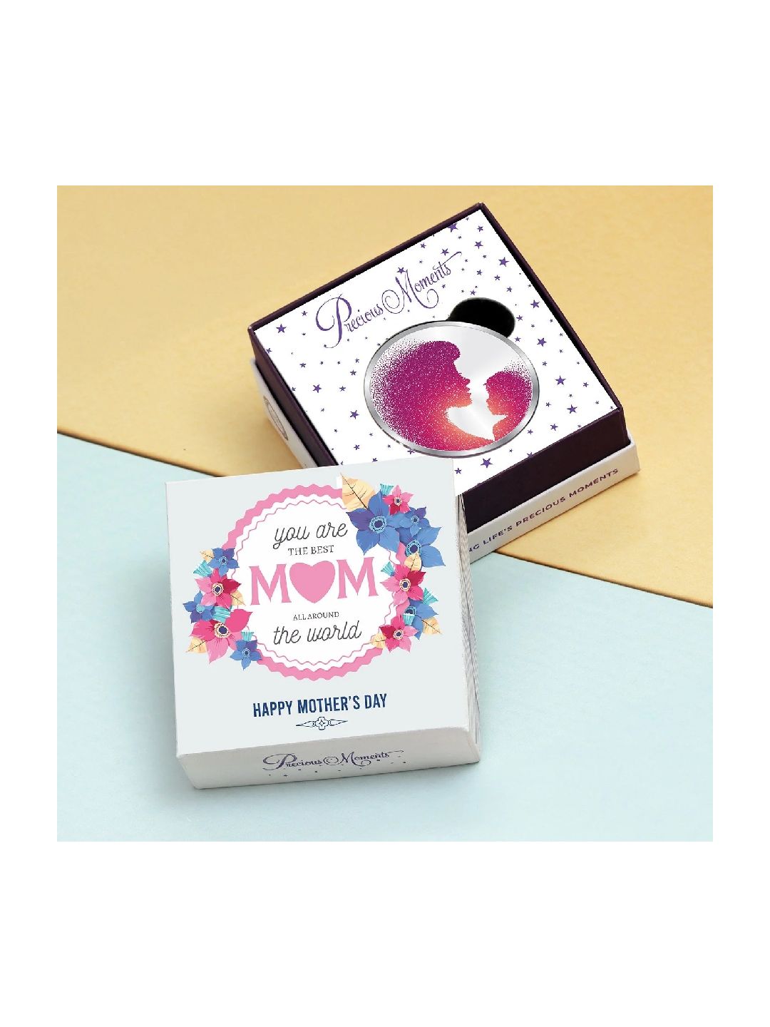 BIS Hallmarked 999 Pure Silver Coin Premium Mother's Day Gift Box for Women