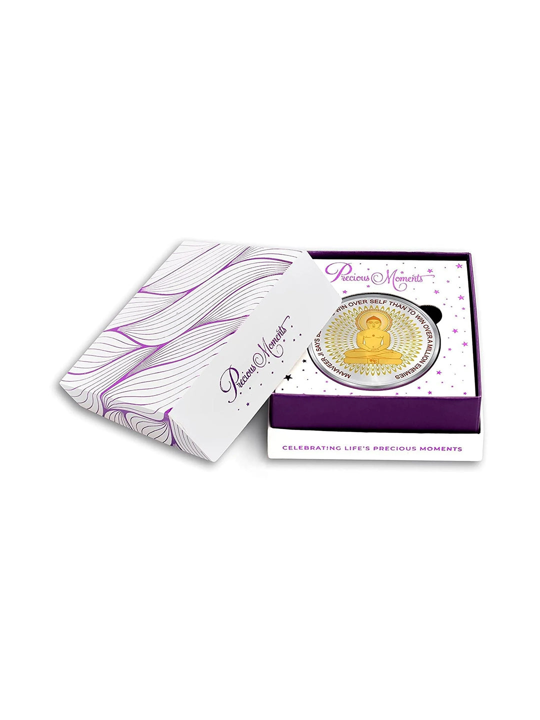 BIS Hallmarked Mahaveer jain 20GM 999 Pure Silver Coin