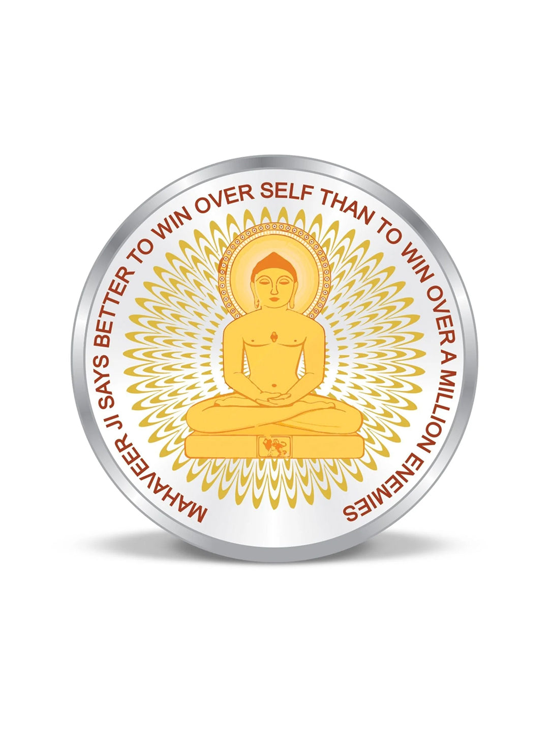 BIS Hallmarked Mahaveer jain 20GM 999 Pure Silver Coin