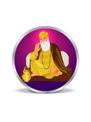 BIS Hallmarked Waheguru Ji 999 Pure Silver Coin