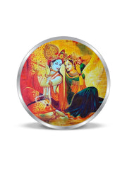 BIS Hallmarked Radha Krishna 999 Pure Silver Coin