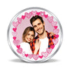 BIS Hallmarked Personalised Happy Valentines Day Silver Coin Gift 999 Purity