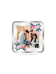BIS Hallmarked Personalised Silver Square Coin Newly Married 999 Pure