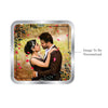 Newly Married Personalised Silver Square Coin (999 Purity)