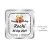 BIS Hallmarked Personalised Happy Birthday Silver Square Coin 999 Purity