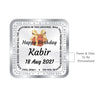Personalised Happy Birthday Gifting Silver Square Coin (999 Purity)