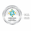 BIS Hallmarked Personalised Silver Coin Employee of the Month, Motivational Gift for Employee 999 Pure