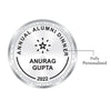 Precious Moments BIS Hallmarked Personalised 10 Gram Silver Coin For Alumni Meet Reunion 999 Pure
