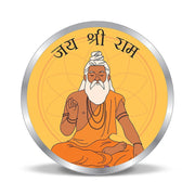 BIS Hallmarked Personalised Guru Ji Silver Coin Best Gift for Devotees 999 Pure