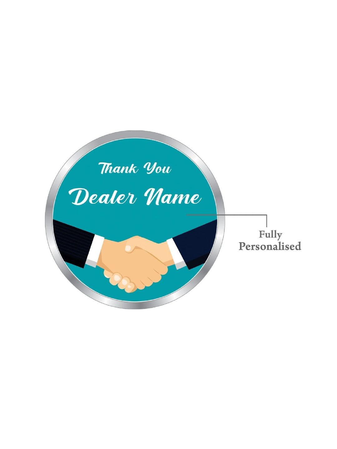 BIS Hallmarked Personalised Silver Coin For Gifting Dealer Distributor 999 Pure