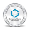 BIS Hallmarked Personalised Silver Coin For Corporate Gifting, Business Promotion, Dealer, Distributors, Return Gift, Client, 999 Pure