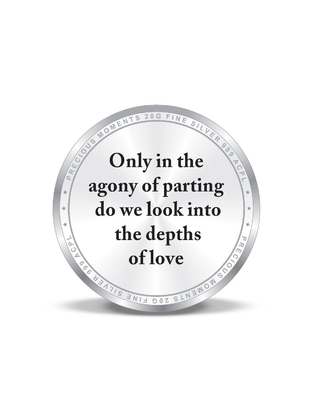 BIS Hallmarked Personalised Silver Coin Best Gifting for college,office,farewell 999 Pure