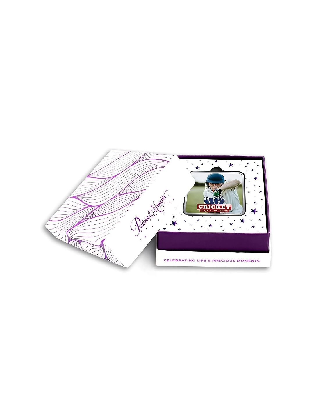 BIS Hallmarked Personalised Silver Coin Sports square Best Gifting for Winner Player 999 Pure