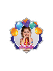 BIS Hallmarked Personalised Silver Coin Birthday Gift Flower Shape 999 Pure