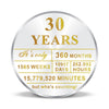 BIS Hallmarked Personalised Happy Birthday Silver Coin 999 Pure