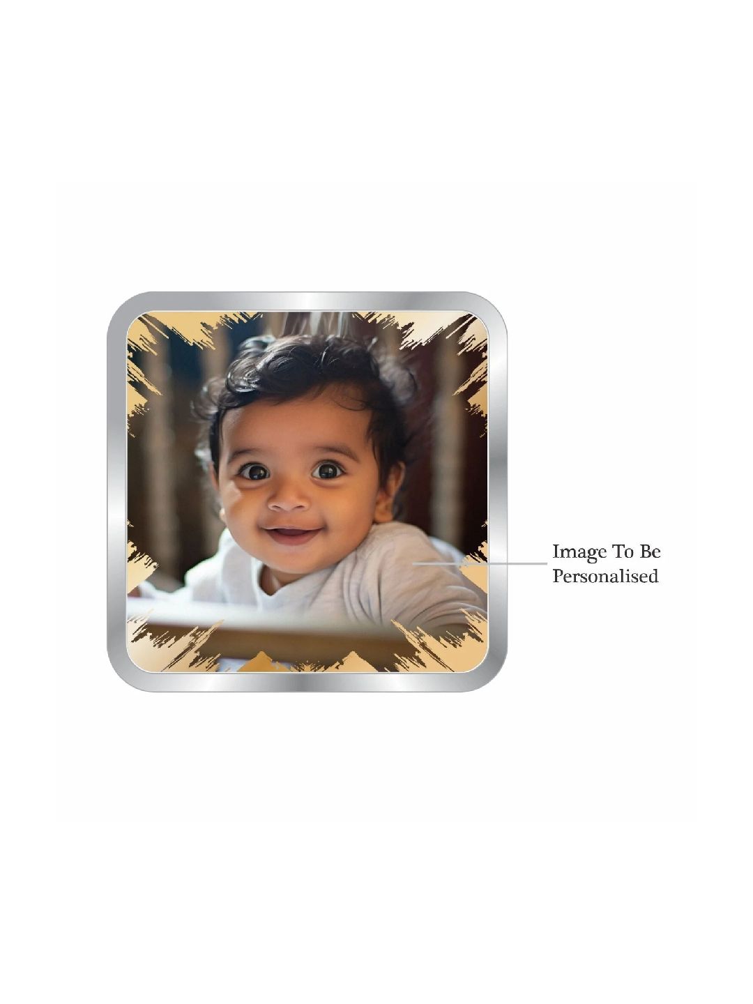 BIS Hallmarked Personalised New Born Baby Boy Silver Coin 999 Purity