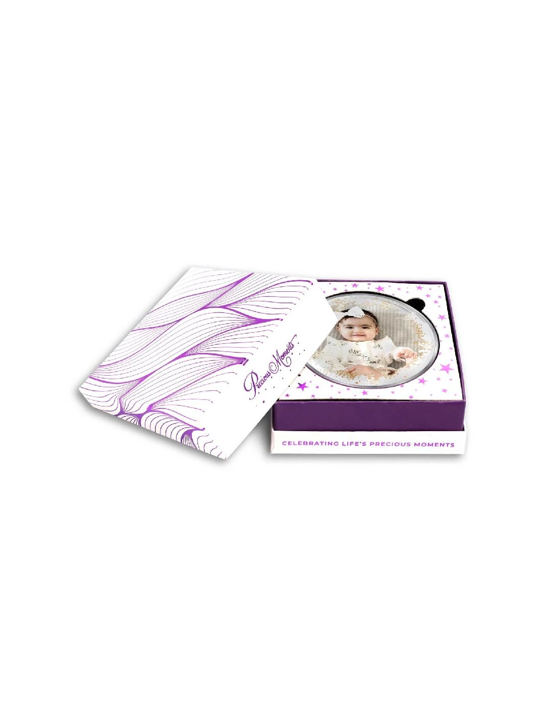 BIS Hallmarked Personalised New Born Baby Girl Silver Coin 999 Purity