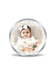 BIS Hallmarked Personalised New Born Baby Girl Silver Coin 999 Purity