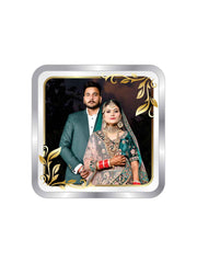 BIS Hallmarked Personalised Newly Married Anniversary Beautiful Silver Coin ( 999 Purity )