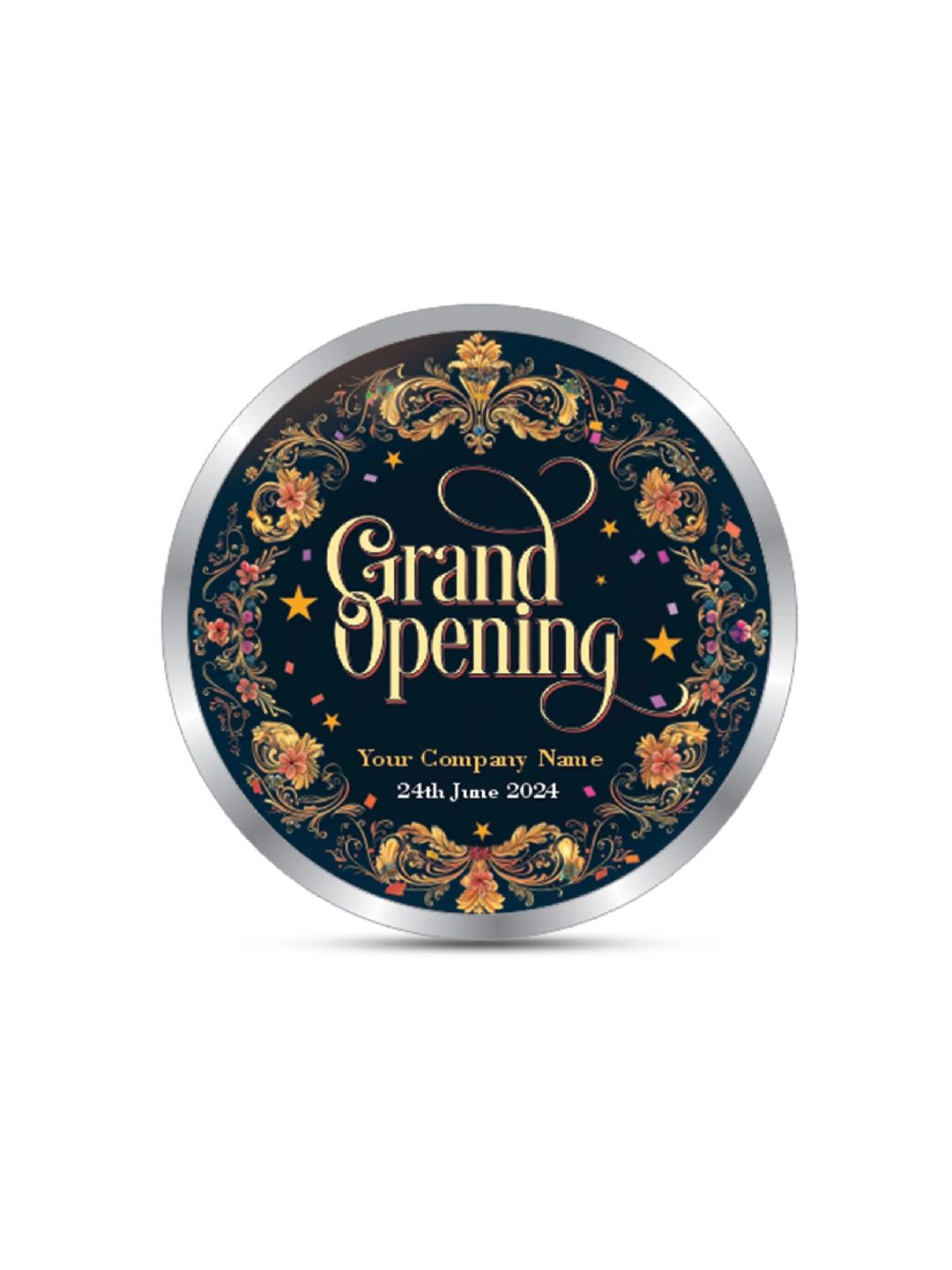 BIS Hallmarked Personalised Grand Opening Gift 999 Pure Silver Coin