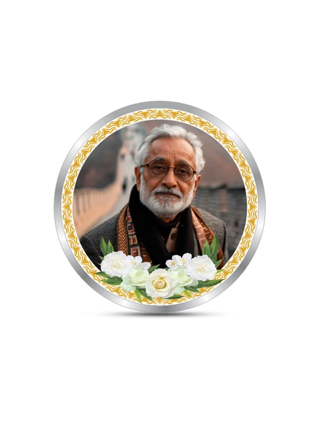 BIS Hallmarked Personalised Memorial Gift in Loving Memory Death Anniversary 999 Pure Silver Coin