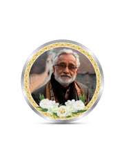 BIS Hallmarked Personalised Memorial Gift in Loving Memory Death Anniversary 999 Pure Silver Coin