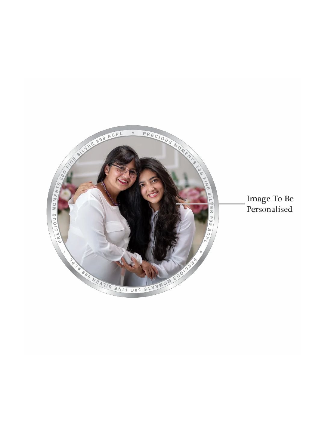 BIS Hallmarked Personalised Mother's Day Silver Coin 999 Pure