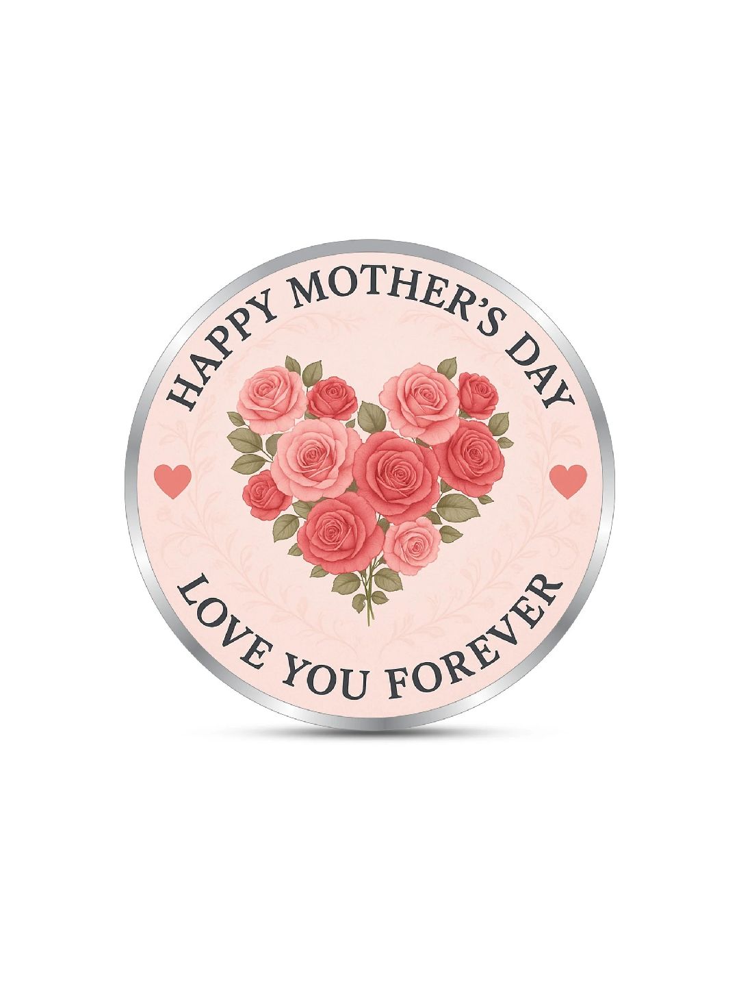 BIS Hallmarked Personalised Mother's Day Silver Coin 999 Pure