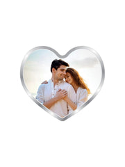 BIS Hallmarked Personalised Wedding Anniversary Heart Silver Coin 999 Pure