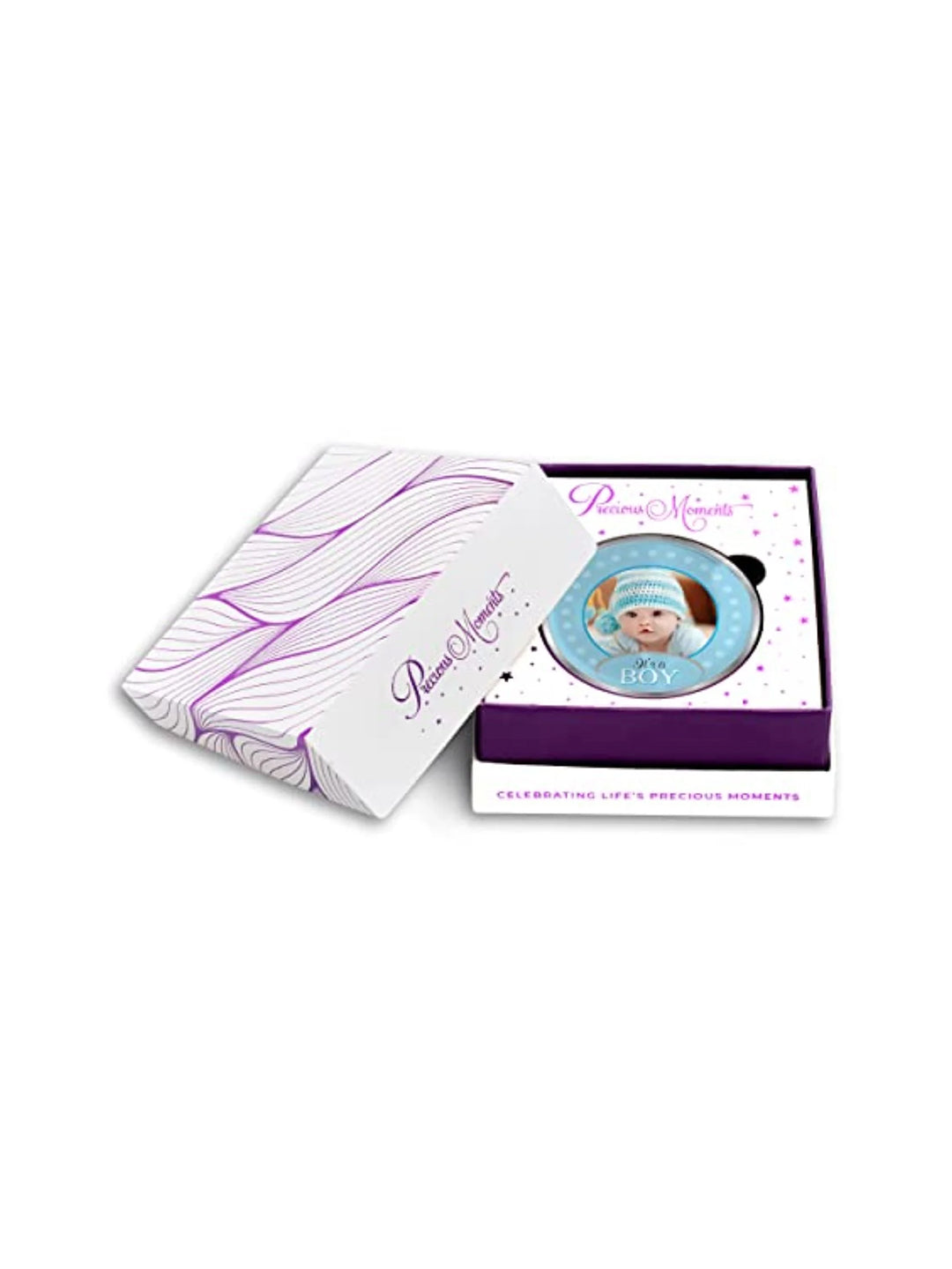 BIS Hallmarked Personalised New-Born Baby Boy 999 Pure Silver Coin