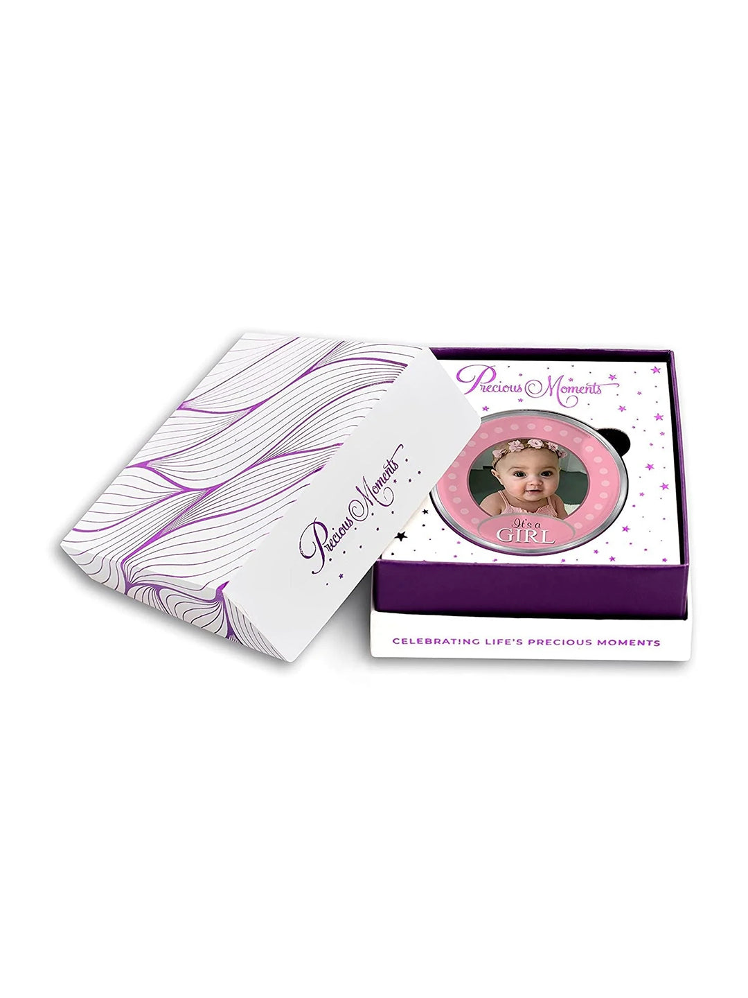 BIS Hallmarked Personalised New-Born Baby Girl 999 Pure Silver Coin