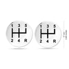 925 Sterling Silver Gear Shifter Cufflinks for Men