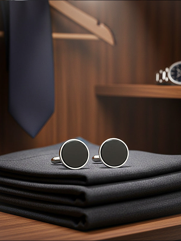Black Onyx Square Cufflinks